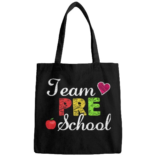 Team Preschool Teacher Student Funny Back To School Bags