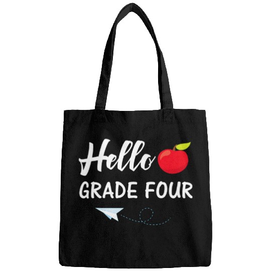 Hello Grade Four Back To School Teacher Student Bags