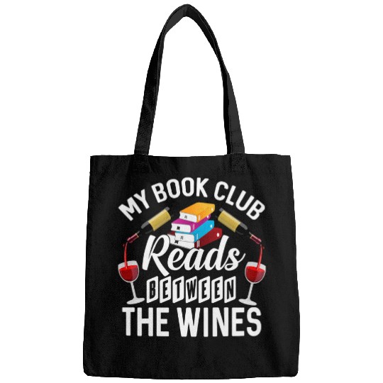 Funny Book Club Read Between Wines Gift Men Women Book Lover 5 Bags