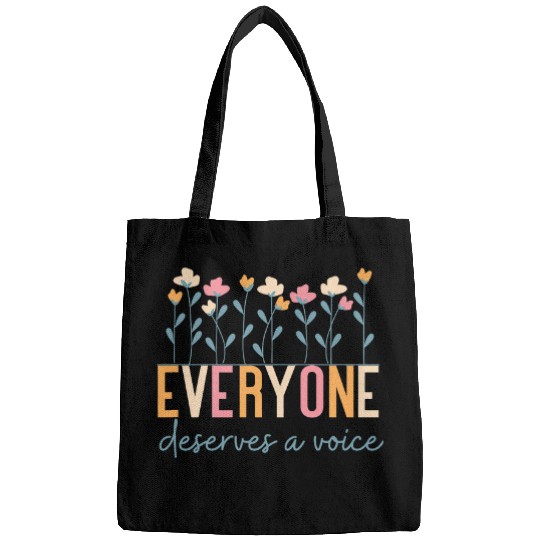 Everyone Deserves a Voice SLP Speech Therapy Bags