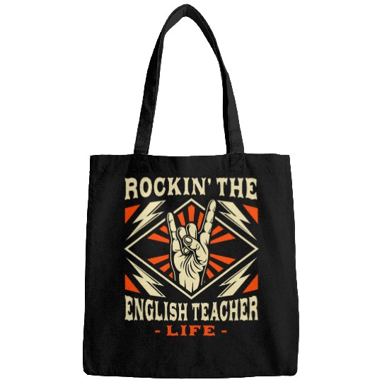 Rocking The English Teacher Life Funny Language Instructor Bags