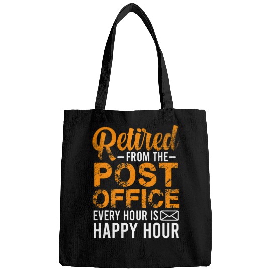 Retired From Post Office Funny Retired Postal Worker Gift Bags