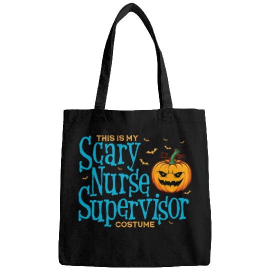 This is Scary nurses Supervisor Halloween s For Women Bags