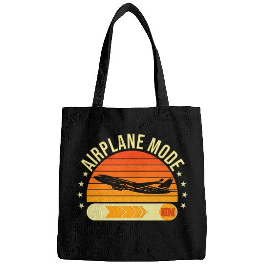 Retro Aircraft Aviation Airplane Mode For a Commercial Pilot 3 Bags