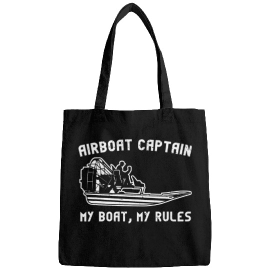 Airboat Captain Air Boat Tour Boating Guide Swamp Fan Boat Bags