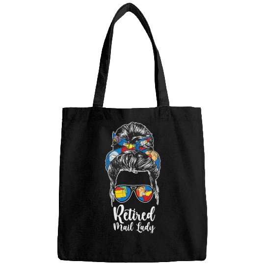 Retired Mail Lady Retirement Retired Postal Worker Bags