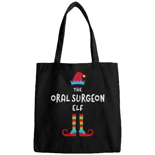 The Oral Surgeon Elf Christmas Dental Surgeon xmass 1 Bags