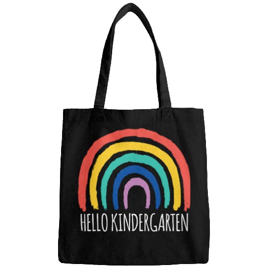 HELLO KINDERGARTEN Goodbye Preschool Teacher Student Kids Bags