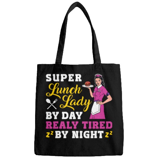 School Cafeteria Worker Lunch Lady Apple Super Lunch Lady By Bags