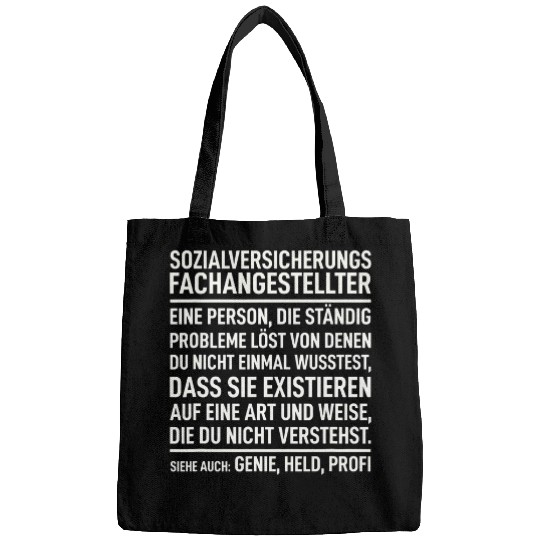 Mens Insurance Social Security Worker 2 Bags