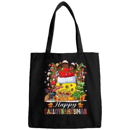 Happy HalloThanksMas Pickleball Halloween Thanksgiving xmass 1 Bags