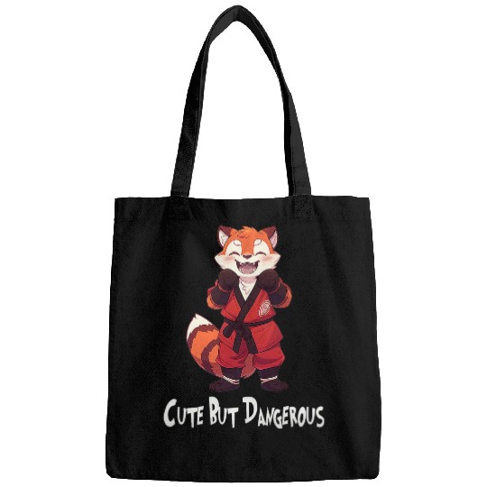 Cute But Dangerous Funny RedPanda Karate Bags