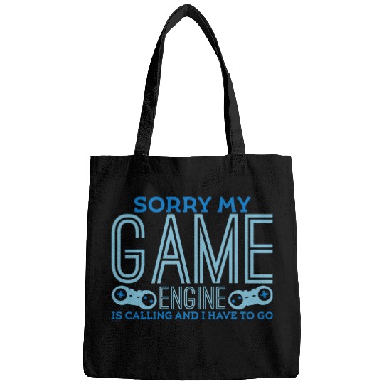 Gamer Game Engine Level Coder Coding Programmer Developer Bags