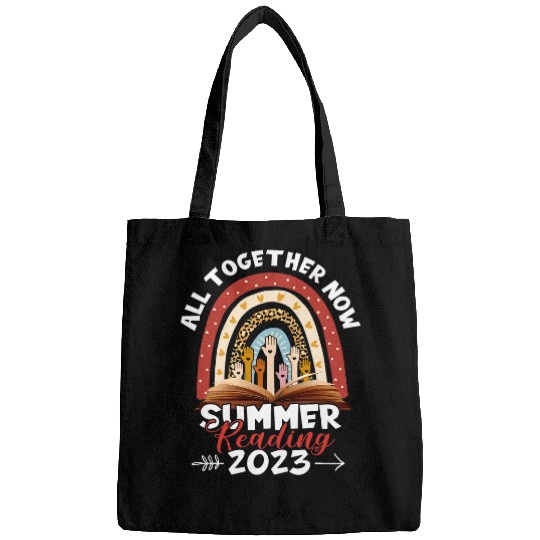 All Together Summer Reading Rainbow Hand Book Lover Bags