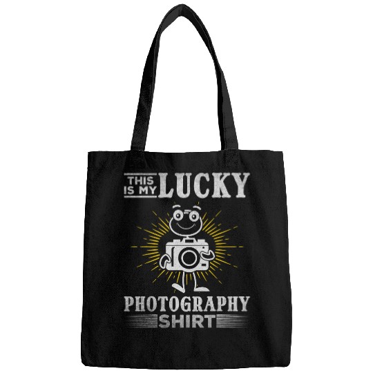 Photographer This Is My Lucky Photography Photograph Bags