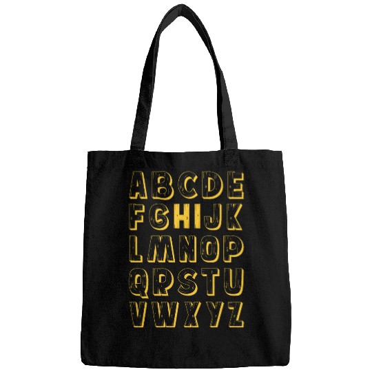 Wooden Hi Alphabet Letter PreK Kindergarten Teacher Kids Bags