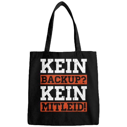 No backup no sorry programmer computer scientist funny Bags