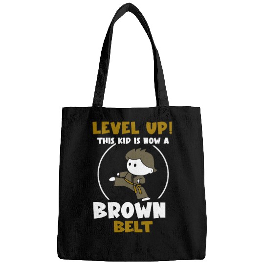 This kid is now a brown belt Bags
