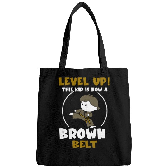 This kid is now a brown belt Bags