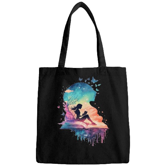 Celestial Fairy Reading Book Fantasy Novel Book Lovers Bags