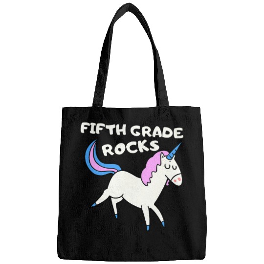 Fifth Grade Rocks Student Teacher Appreciation Unicorn Bags