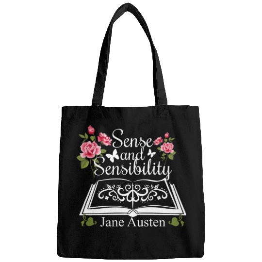 Jane Austen Sense and Sensibility Romantisc Novel Book Club Bags