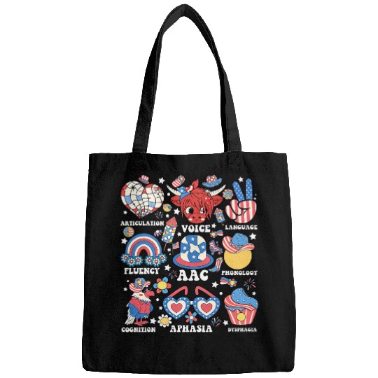 Speech Language Pathologist 4th Of July Speech Therapy SLP Bags