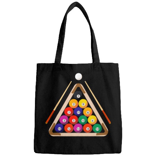 Billiard Balls and Stick Billiards Pool Player Bags