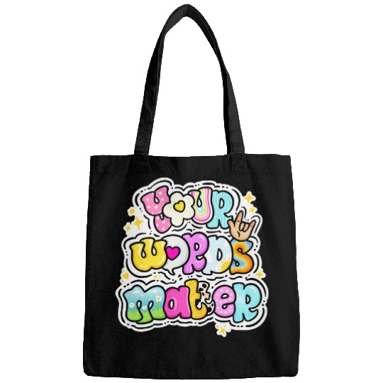 Speech Language Pathologist Your Words Matter Speech Therapy Bags