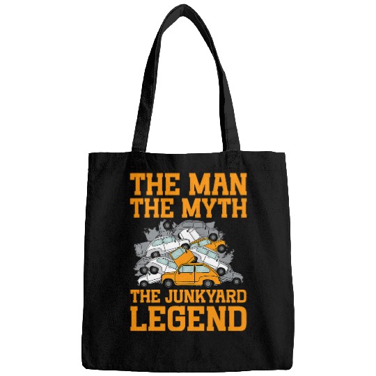 Scrapyard The Man The Myth Legend Junkyard Worker 2 Bags