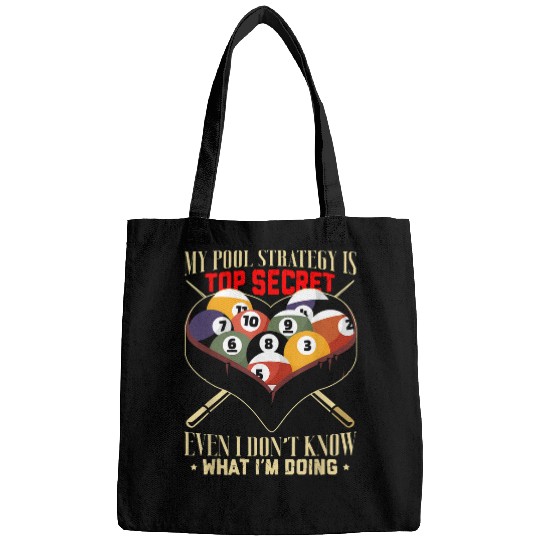 Billiard Joke 8 Ball Funny Pool Player Bags