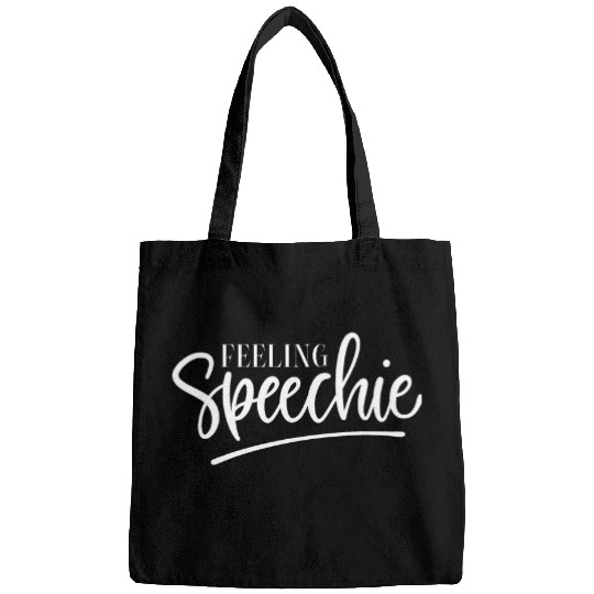 Speech Language Pathologist Therapy Feeling Speechie SLP Bags