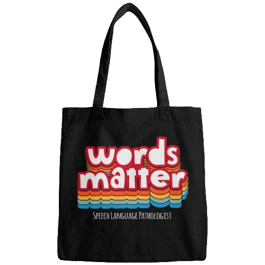 Speech Language Pathology SLP Speech Therapy Tee Bags