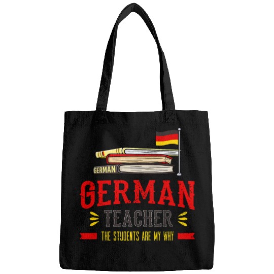 German Teacher Germany Flag Language Lesson Student 10 Bags