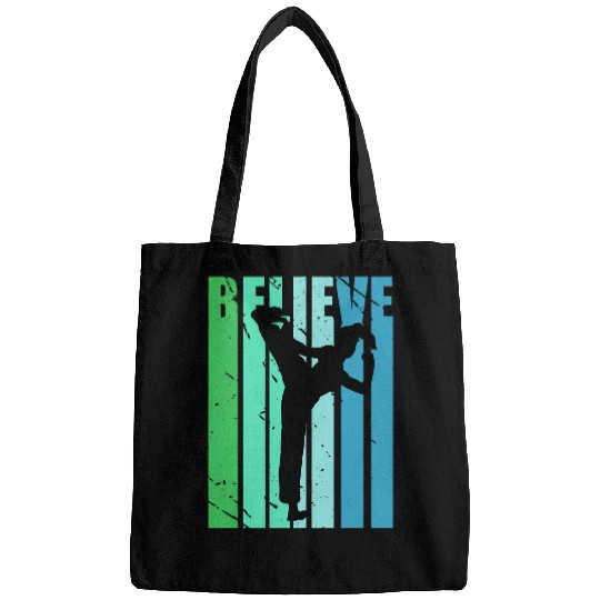 Retro Jiu Jitsu Womens Karate Judo Girls Green Blue Boyish Bags