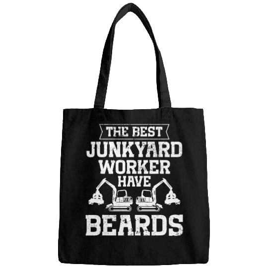 Scrapyard The bests have beards Junkyard Worker Bags