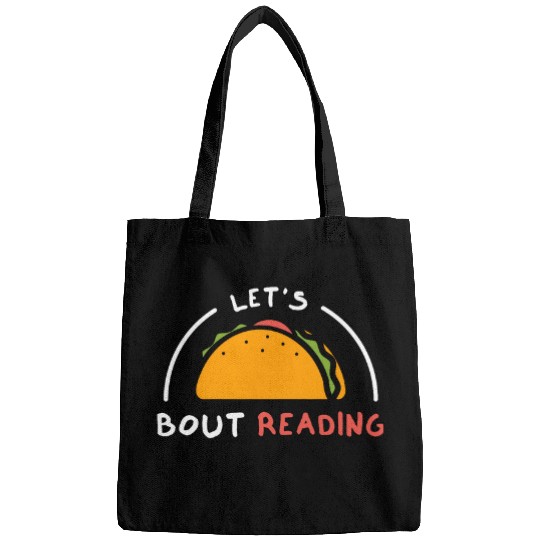 Lets Taco Bout Reading for Book Lover Reading Teacher 2 Bags