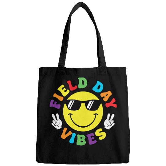 FIELD DAY Hippie Retro  Kids Teachers Student School Bags