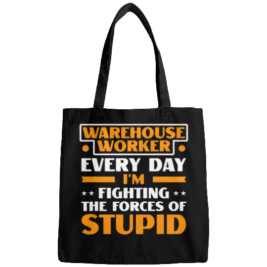 Forklift Operator And Warehouse Worker 3 Bags