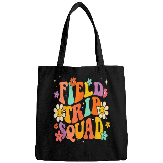 Field Trip Squad Groovy Field Day Teacher Student School Bags