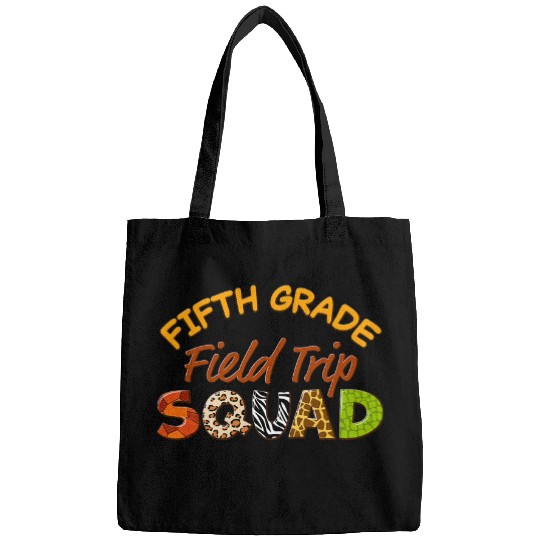 Fifth Grade Students School Zoo Field Trip Squad Matching Bags
