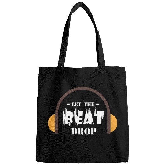 Retro Hip Hop Beatbox Fans Design 90s Rap Headphones Bags