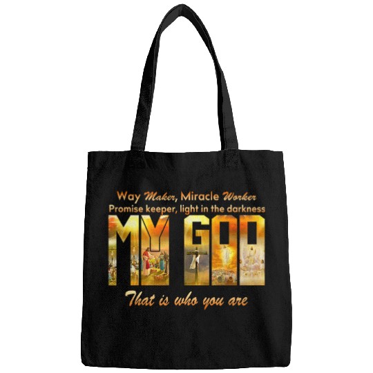 Bible Verse Waymaker Promise Keeper Miracle Worker Christian Bags