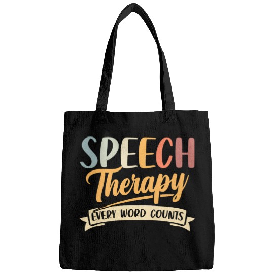 Speech Pathology Speech Therapy Every Word Counts Bags