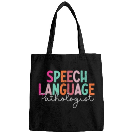 Speech Therapy Retro Speech Language Pathologist Therapist 2 Bags