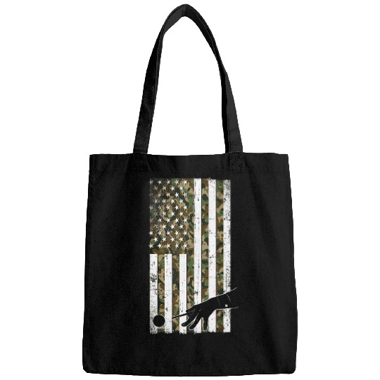 Billiards Pool Player Ball American Flag vintages Camo Bags