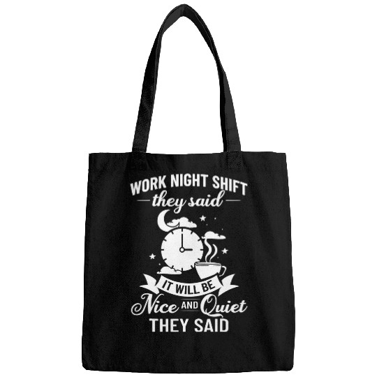 Shift Work Night Job Worker Midnight Funny Coffee 7 Bags