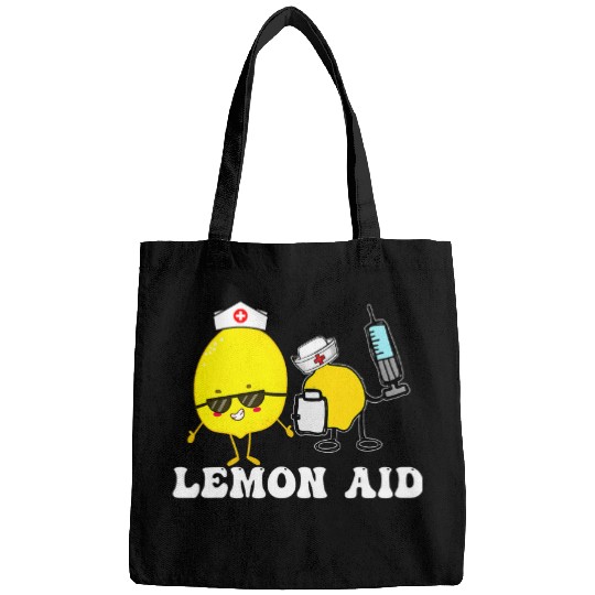 Lemon Aid Funny Lemonade Funny Lemons Groovy Fruit Black Bags