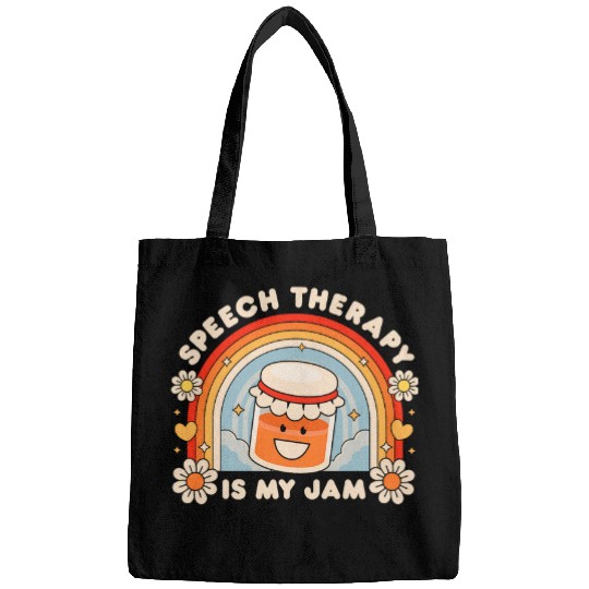 Speech Therapy Pathology Is My Jam Language Therapist SLP Bags