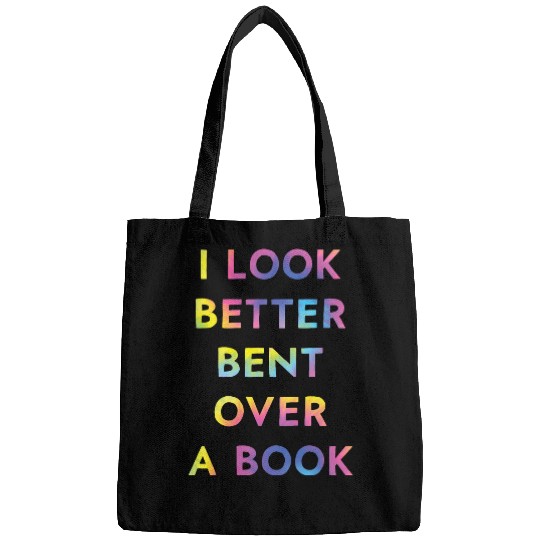 I Look Better Bent Over A Book Funny Bags